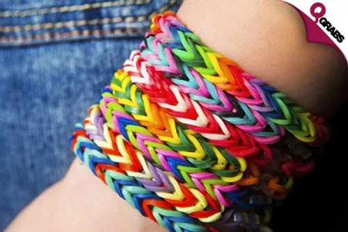 From QR49, Score Colorful Silicone Loom Band Kits - 600 Pieces a Kit! (Up to QR198 Value)